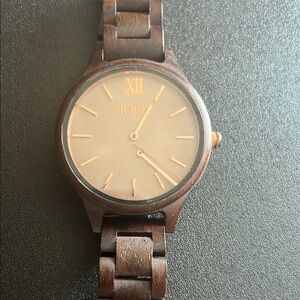 Jord Brown Wooden Watch for Men, Needs Repair